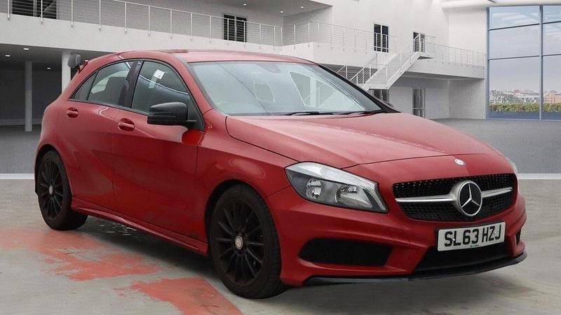 Red Used 2014 Mercedes A200 AMG Hatchback | £8,395 (Fair price) - Image 1/3