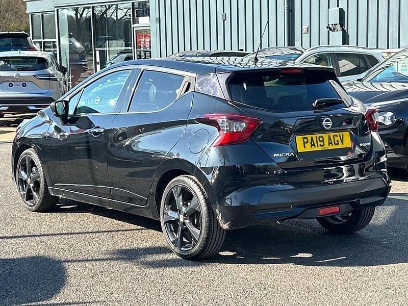 Used Nissan Micra S 100 HP (73 kW) 2019 Black Hatchback