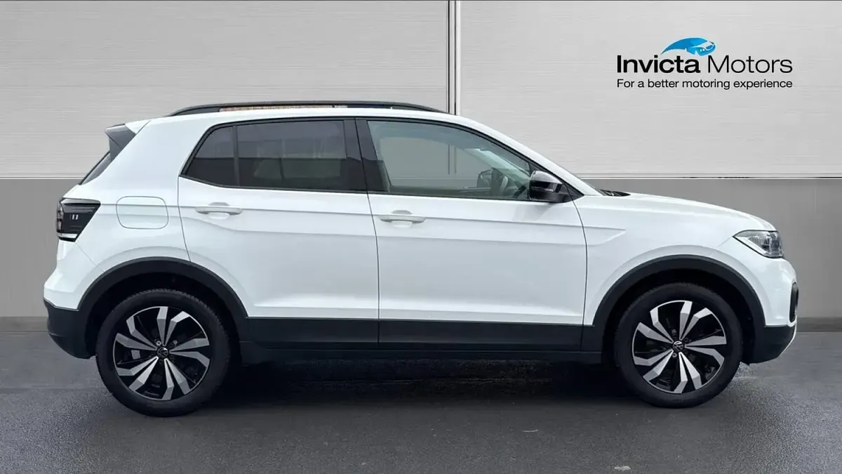 Used VW T-Cross Black Edition 95 HP (69 kW) 2023 White SUV