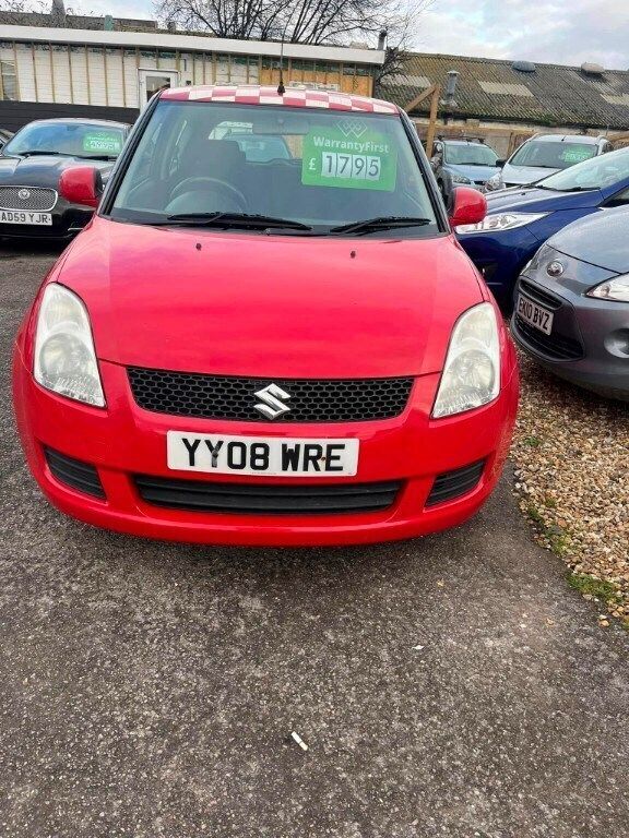 Red Used 2008 Suzuki Swift GL Hatchback | £1,795 (Fair price) - Image 1/4