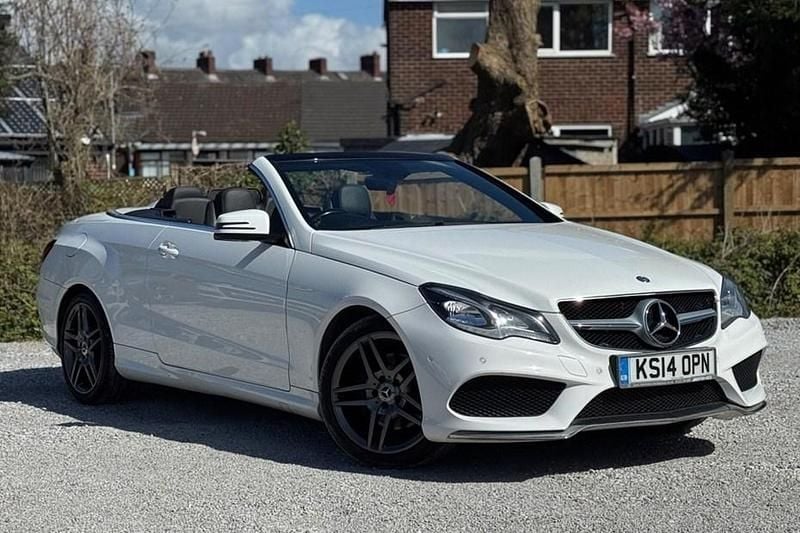 Used Mercedes E250 AMG 2014 White Cabriolet