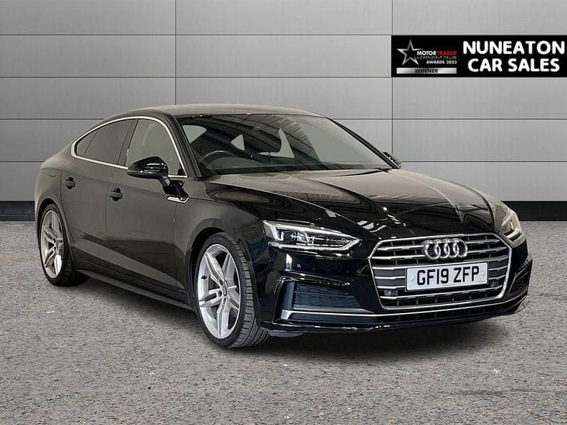 Black Used 2019 Audi A5 Sportback S-Line Hatchback | £16,500 (Super price) - Image 1/4