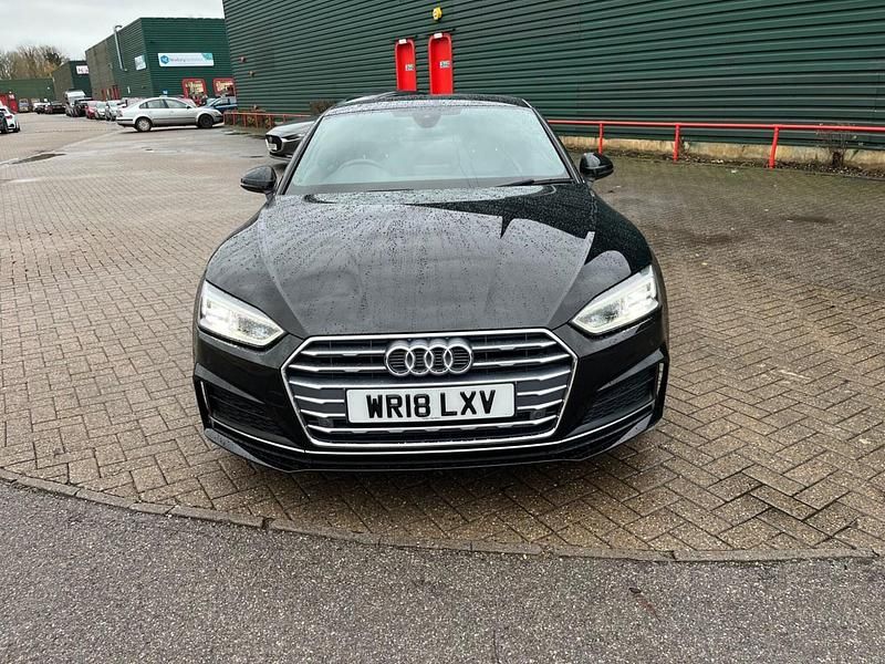 Used Audi A5 S-Line 190 HP (139 kW) 2018 Black Coupe
