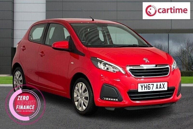 Red Used 2018 Peugeot 108 Active Hatchback | £7,990 (Fair price) - Image 1/3