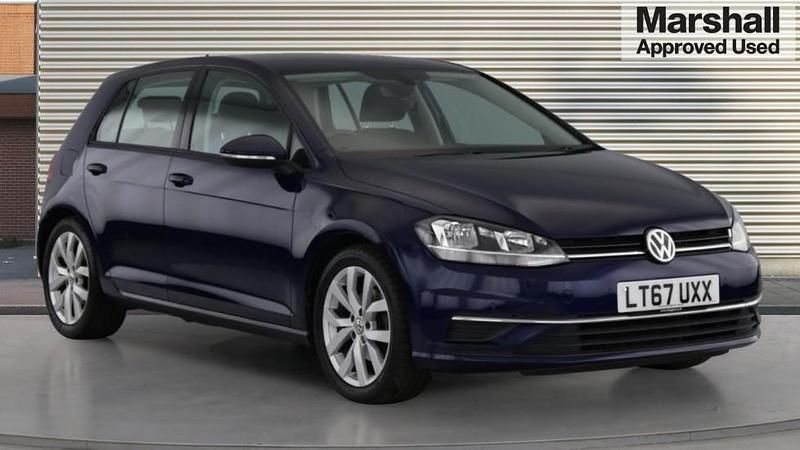 Blue Used 2017 VW Golf VII SE Hatchback | £14,161 (Fair price) - Image 1/4