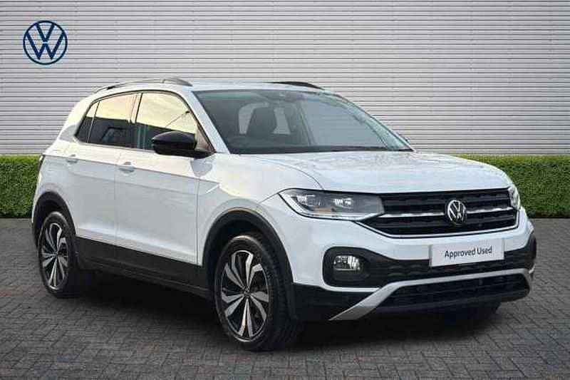 Used VW T-Cross Black Edition 110 HP (80 kW) 2023 White SUV