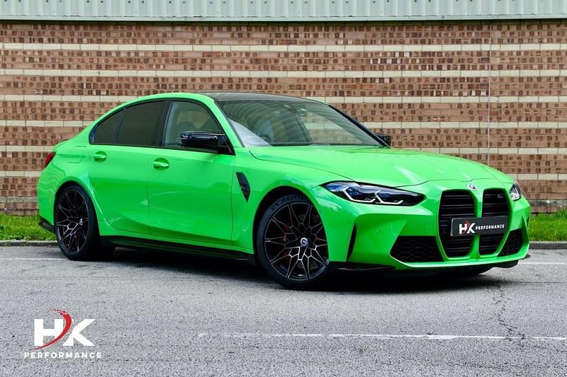 Green Used 2022 BMW M3 Competition Edition Sedan | £63,995 (Expensive) - Image 1/4