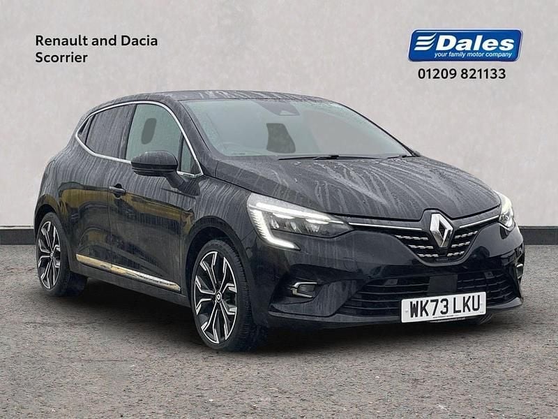 Metallic diamond black Used 2023 Renault Clio V Techno Hatchback | £16,500 (Fair price) - Image 1/4