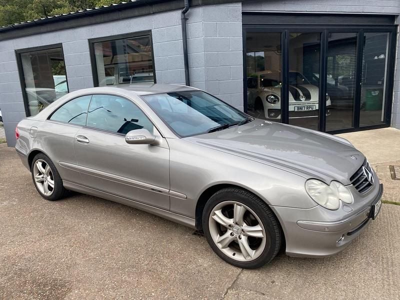 Used Mercedes CLK240 Avantgarde 2003 Silver Coupe