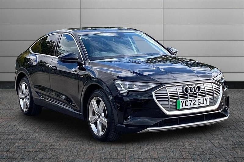 Brilliant black Used 2022 Audi e-tron Design SUV | £23,950 - Image 1/4