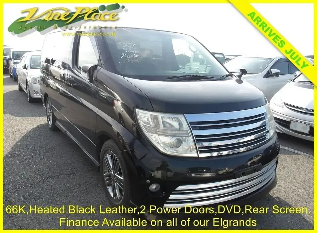 Używany Nissan Elgrand 2008 Czarny Minivan