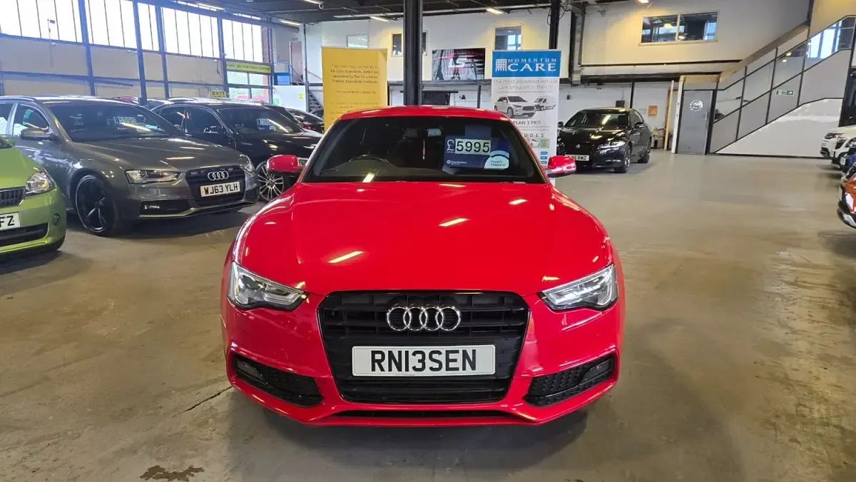 Used Audi A5 Black Edition 170 HP (125 kW) 2013 Red Coupe