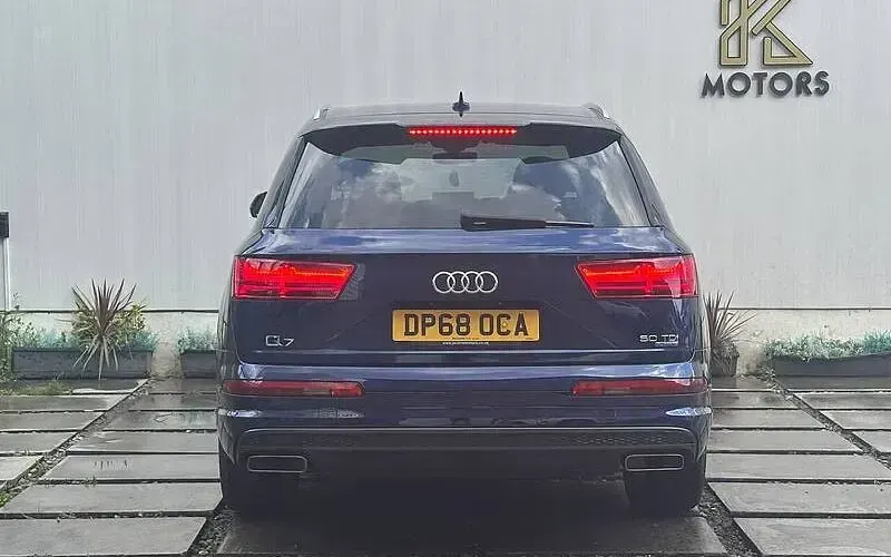 Used Audi Q7 S-Line 286 HP (210 kW) 2018 Blue SUV