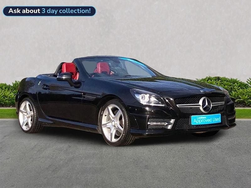 Black Used 2014 Mercedes SLK200 AMG Cabriolet | £9,250 (Fair price) - Image 1/4
