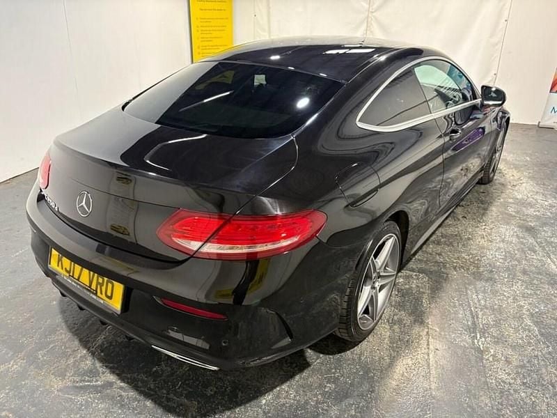 Used Mercedes C250 AMG line 204 HP (150 kW) 2017 Black Coupe