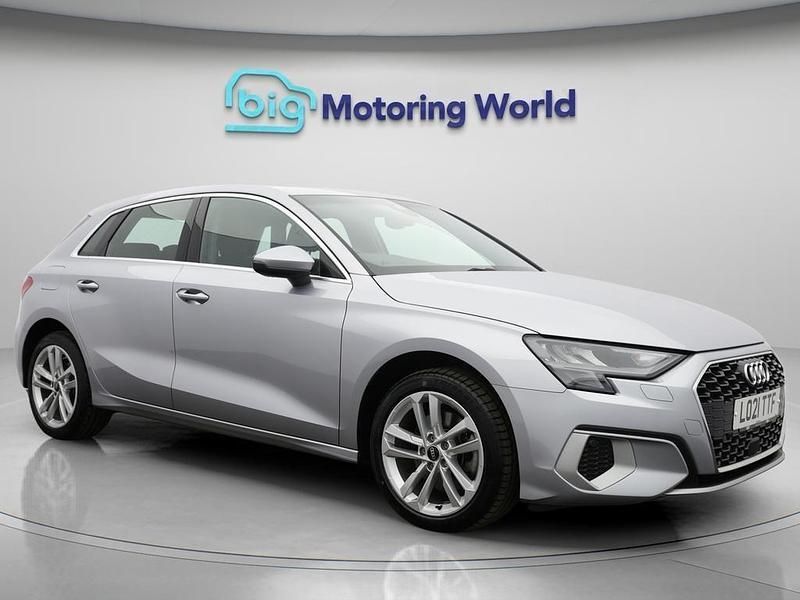 Silver Used 2021 Audi A3 Sportback e-tron Sport Sedan | £15,400 (Good price) - Image 1/4