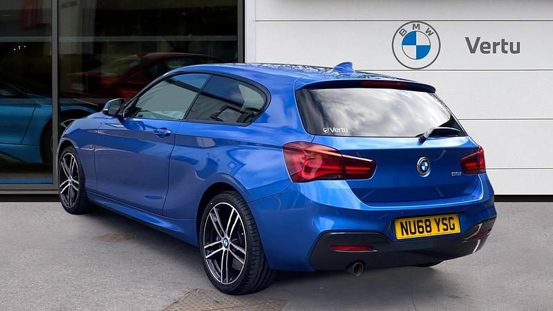 Used BMW 118 M Sport 136 HP (100 kW) 2018 Estoril blue Hatchback