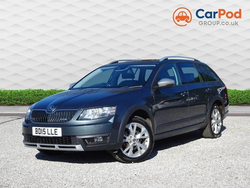 Grey Used 2015 Skoda Octavia Scout 4x4 Estate | £8,790 (Fair price) - Image 1/4