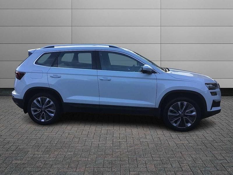 Used Skoda Karoq SE L 110 HP (80 kW) 2025 Moon white metallic SUV