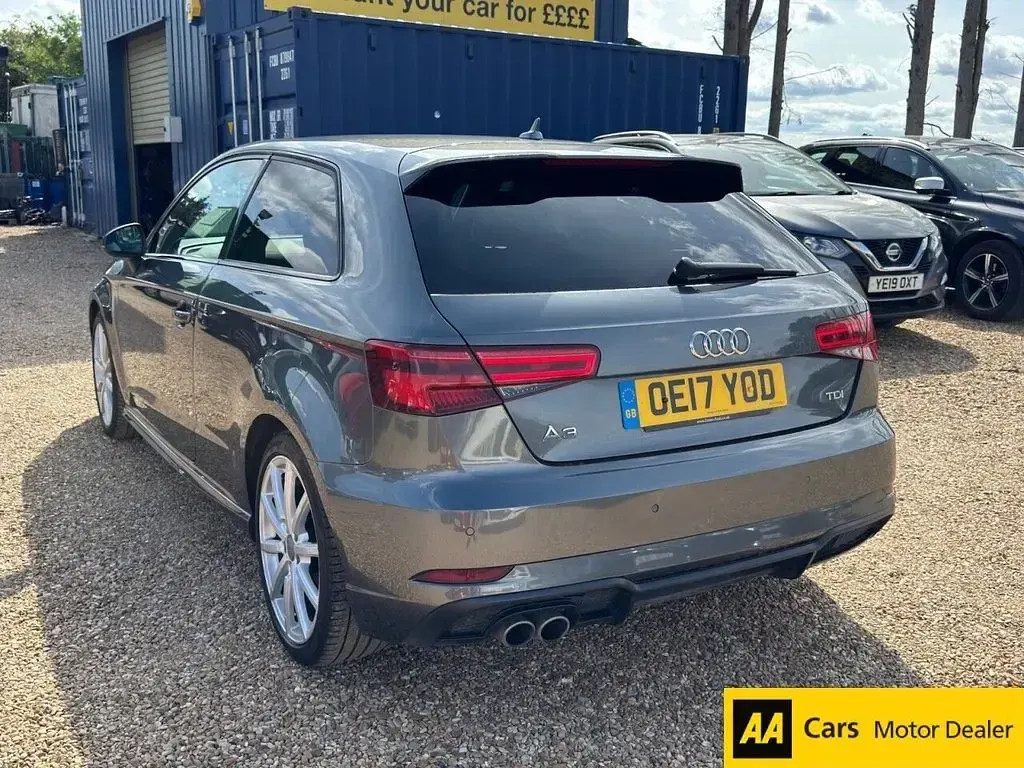 Used Audi A3 Black Edition 184 HP (135 kW) 2017 Grey Hatchback