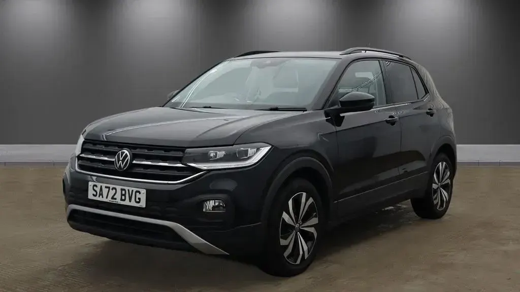 Used VW T-Cross Black Edition 95 HP (69 kW) 2022 Black SUV