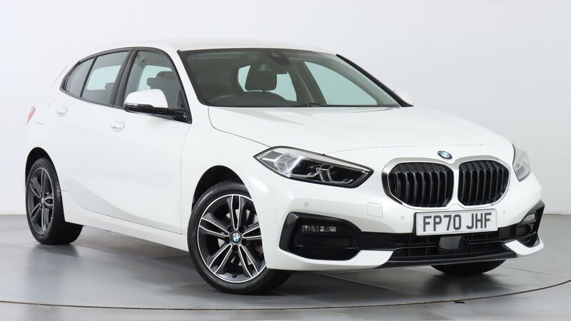 White Used 2021 BMW 118 Sport Line Hatchback | £18,450 (Super price) - Image 1/4
