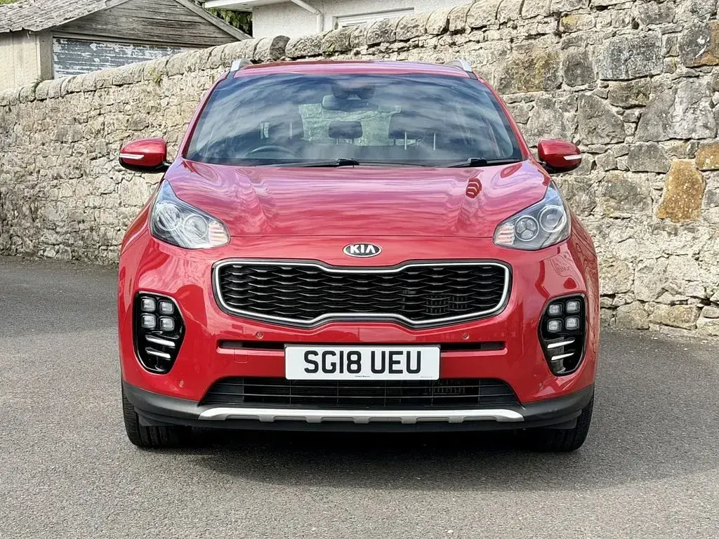 Used Kia Sportage GT-Line 115 HP (84 kW) 2018 Red SUV