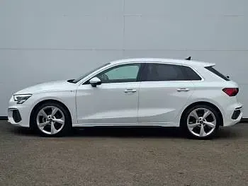 Used Audi A3 S-Line 110 HP (80 kW) 2023 White Sedan