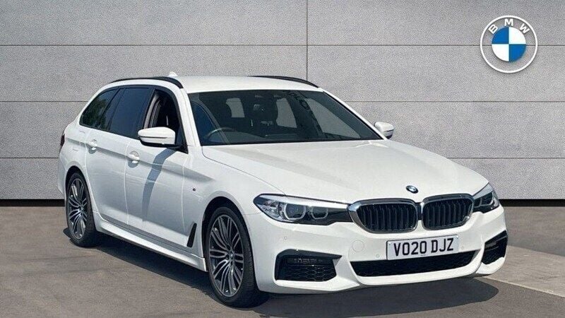 Used BMW 520 M Sport 192 HP (141 kW) 2020 White Estate