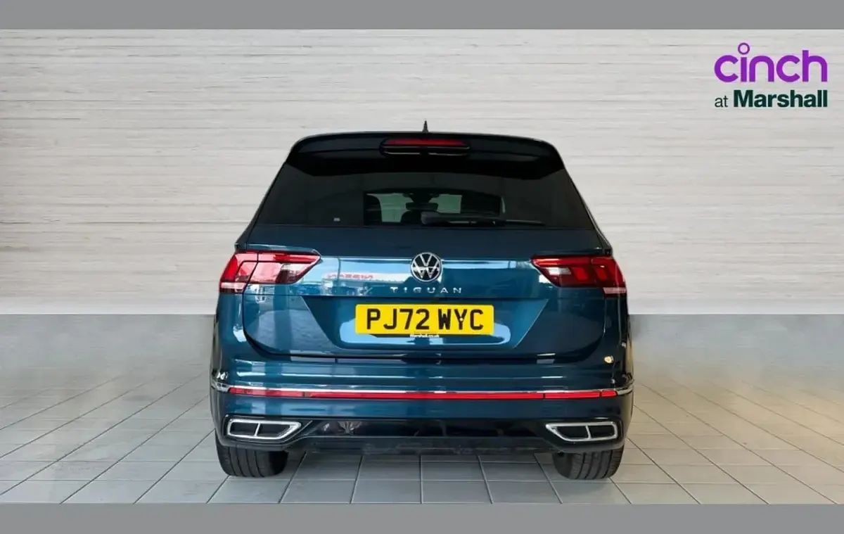Used VW Tiguan R-line 150 HP (110 kW) 2022 Blue SUV