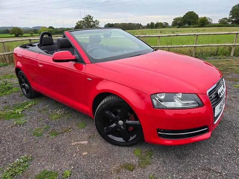 Red Used 2010 Audi A3 Cabriolet Comfort Cabriolet | £4,500 (Fair price) - Image 1/4