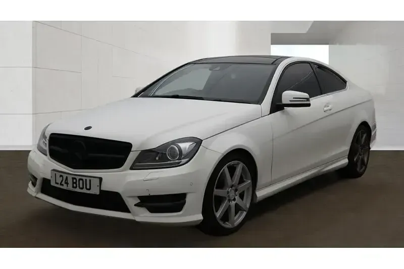 Used Mercedes C250 Sport Edition 2015 White Coupe