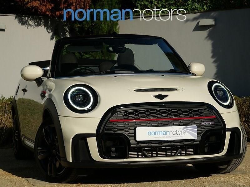 White Used 2021 Mini John Cooper Works Cabriolet Cabriolet | £21,495 (Fair price) - Image 1/3