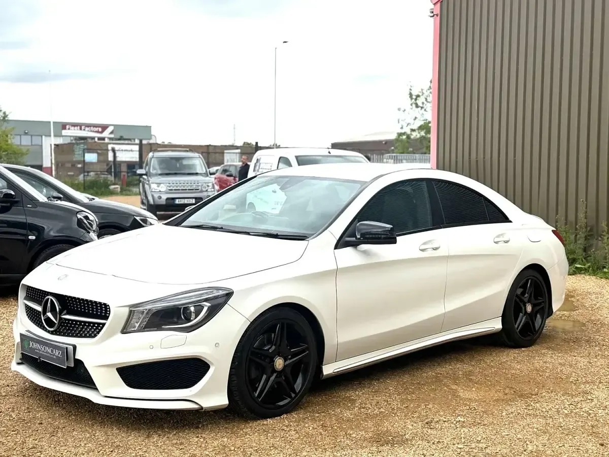 Used Mercedes CLA220 AMG 177 HP (130 kW) 2015 White Sedan