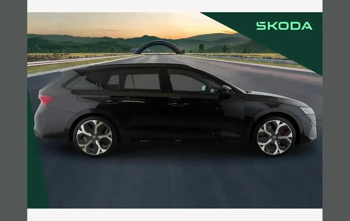 New Skoda Octavia vRS 265 HP (194 kW) 2026 Black magic pearl effect Estate
