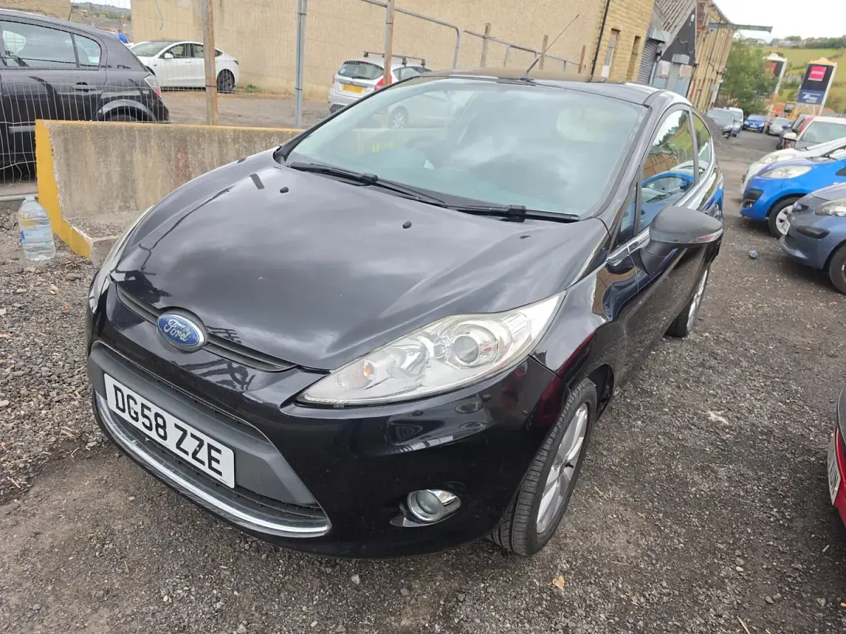 Used Ford Fiesta Zetec 82 HP (60 kW) 2008 Black Hatchback