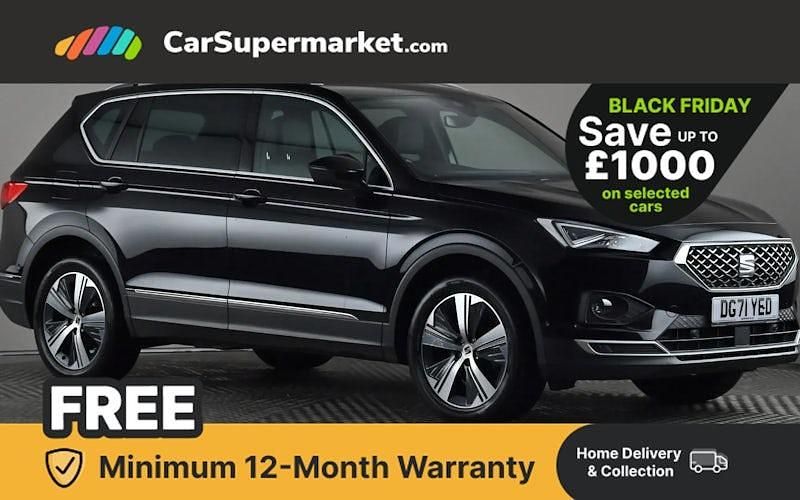 Black Used 2021 Seat Tarraco XCELLENCE SUV | £20,476 (Fair price) - Image 1/3