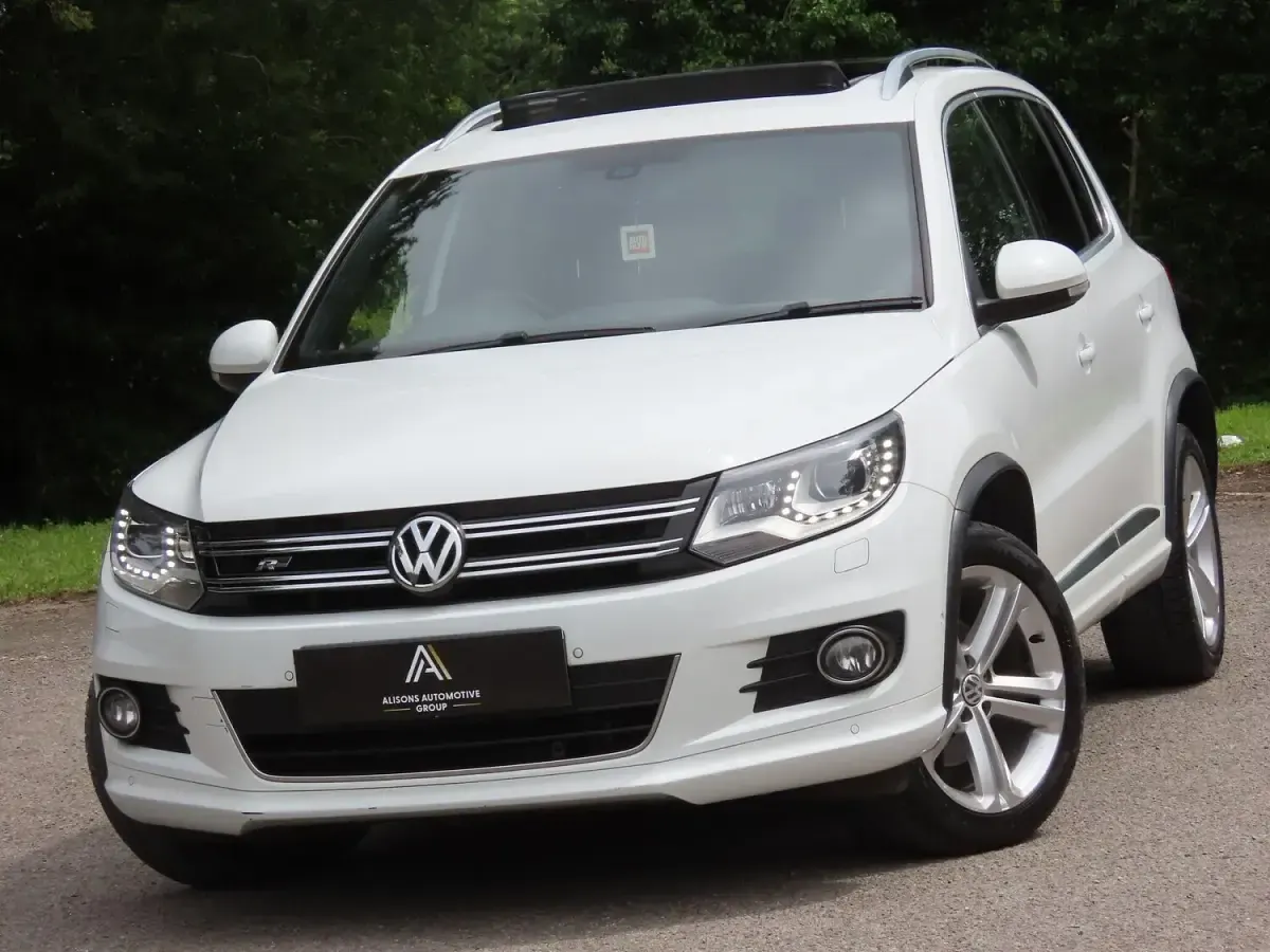 Używany VW Tiguan R-line 150 KM (110 kW) 2015 Biały SUV