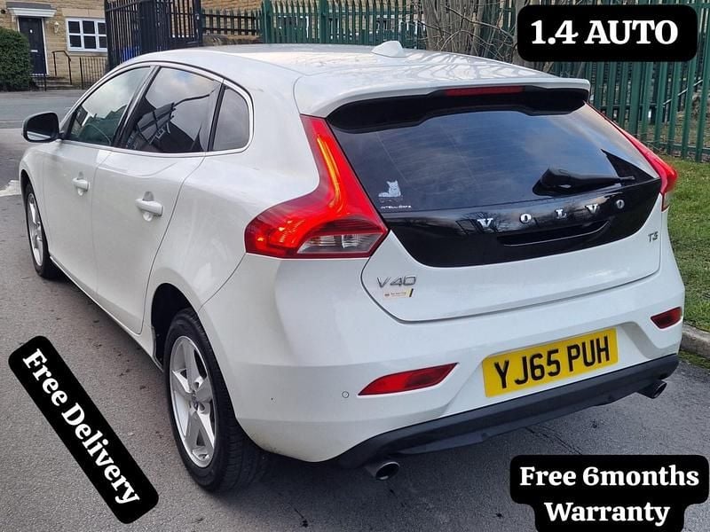 White Used 2015 Volvo V40 R-Design Hatchback | £6,499 (Good price) - Image 1/4
