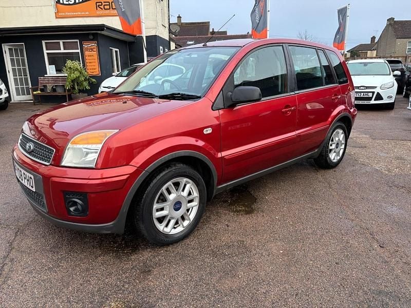 Used Ford Fusion Zetec 2008 Red Hatchback