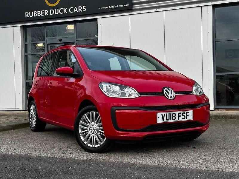 Used VW up! move up! 60 HP (44 kW) 2018 Red Hatchback