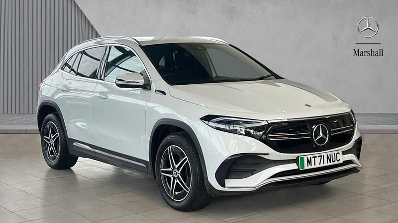 Moonstone white metallic Used 2021 Mercedes EQA350 AMG line SUV | £22,280 (Fair price) - Image 1/4