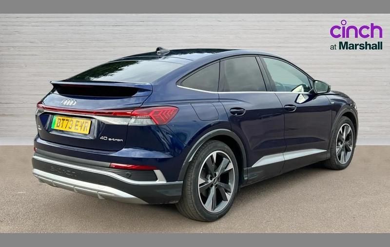 Used Audi Q4 Sportback e-tron S-Line 150 kW (204 HP) 2023 Blue SUV