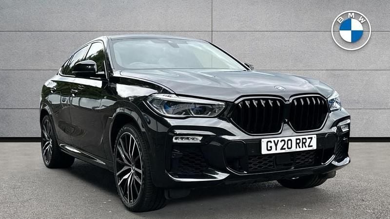 Black Used 2020 BMW X6 M50 Comfort Edition SUV | £44,100 (Good price) - Image 1/4