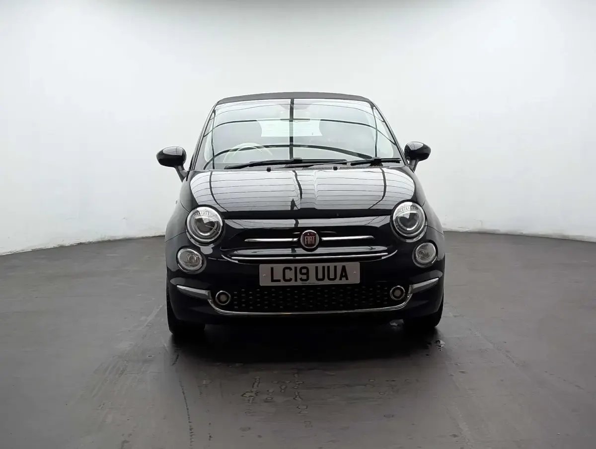 Used Fiat 500C Lounge 2019 Black Cabriolet