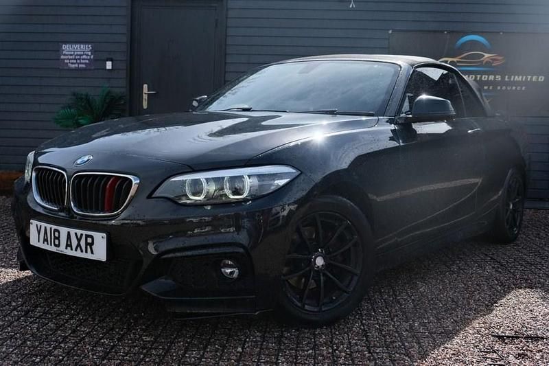 Used BMW 218 M Sport 150 HP (110 kW) 2018 Black Cabriolet