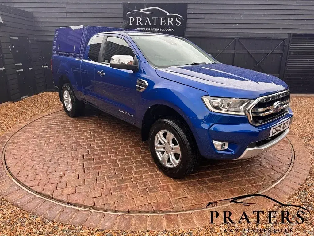 Used Ford Ranger Limited 2019 Blue Pickup