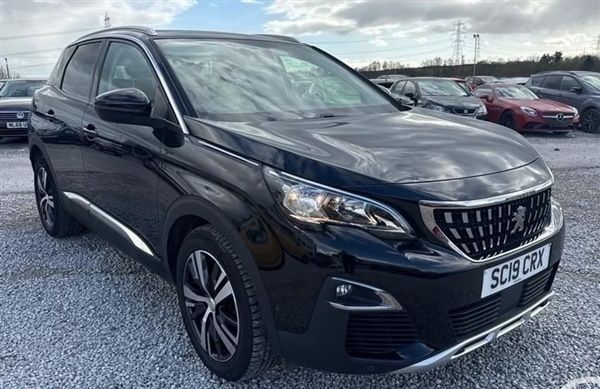 Black Used 2019 Peugeot 3008 Allure SUV | £13,765 (Fair price) - Image 1/1