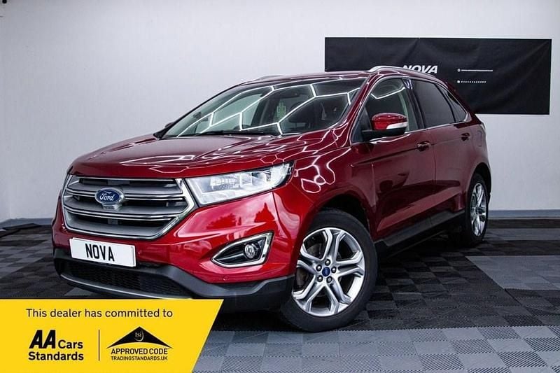 Red Used 2016 Ford Edge Titanium SUV | £11,500 (Fair price) - Image 1/4