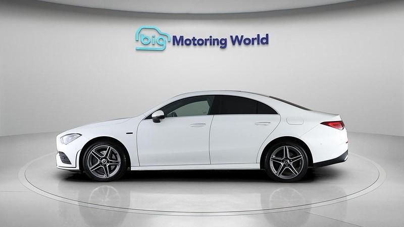 Used Mercedes CLA250e AMG line 2021 White Coupe